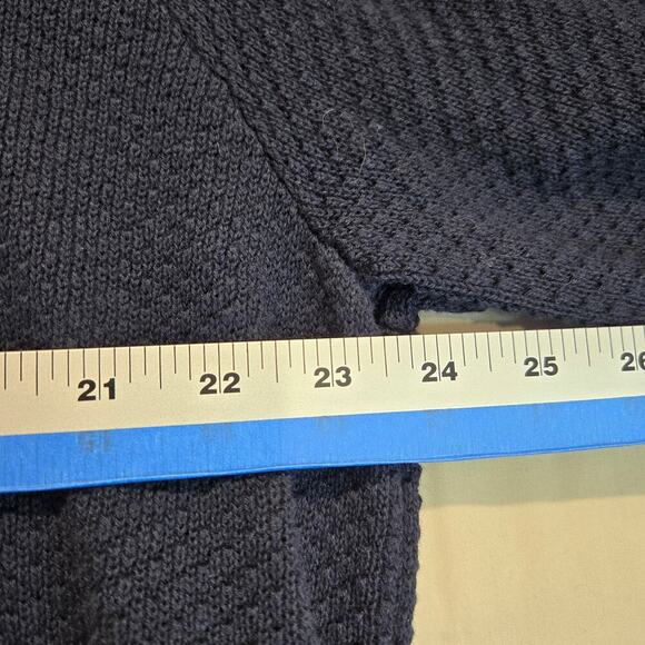 Tommy Hilfiger Men's Classic 1/4 Zip Sweater Flag Logo Navy Blue Size XXL - Picture 6 of 12